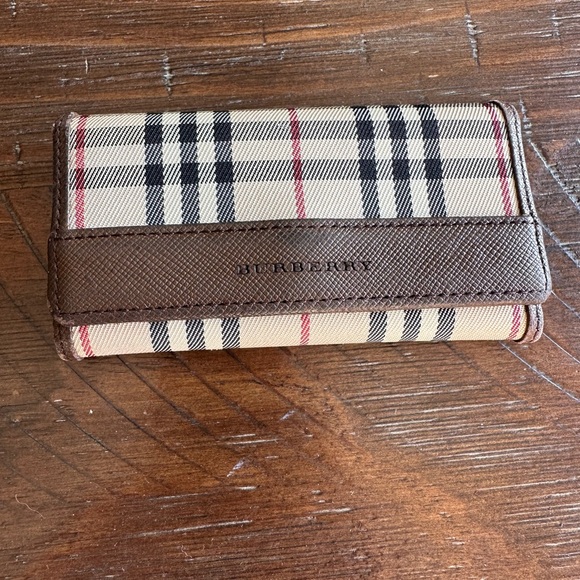 Burberry Accessories - Burberry Plaid Key/Card Holder